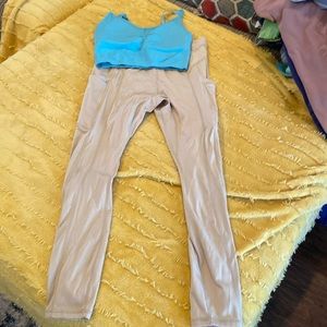 Fabletics pants & sports bra
